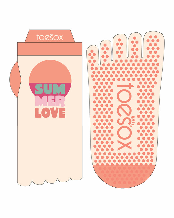 TOESOX Half Toe Ultra Fine Knit Low Rise - Summer Love