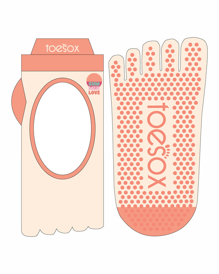TOESOX Ultra Fine Knit Bellarina Full Toe - Summer Love