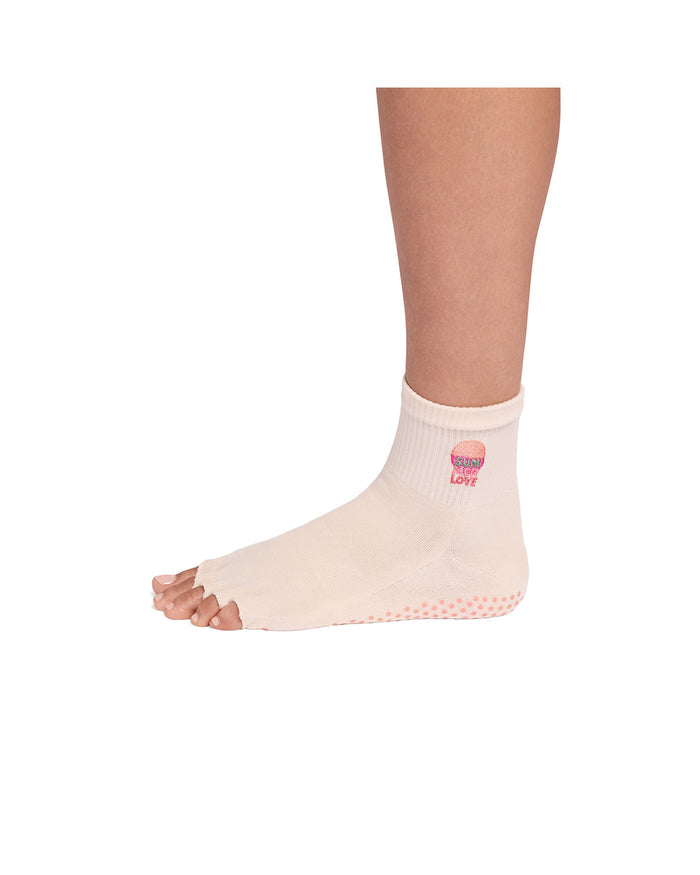 TOESOX Ultra Fine Knit Melody Half Toe - Summer Love