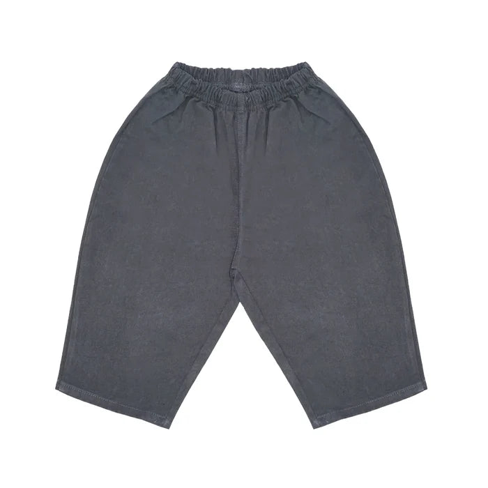 Twill Baggy Pants Charcoal
