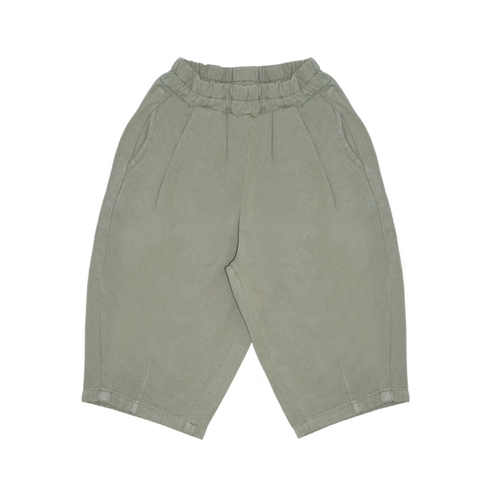 Twill Baggy Pants Moss