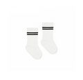 Twin Stripe Rib Baby Socks Navy