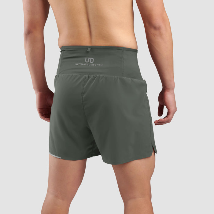 Ultimate Direction Men's Velum Short 5" - Dark Camo Green