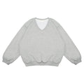 V-Neck Sweatshirt Grey Melange