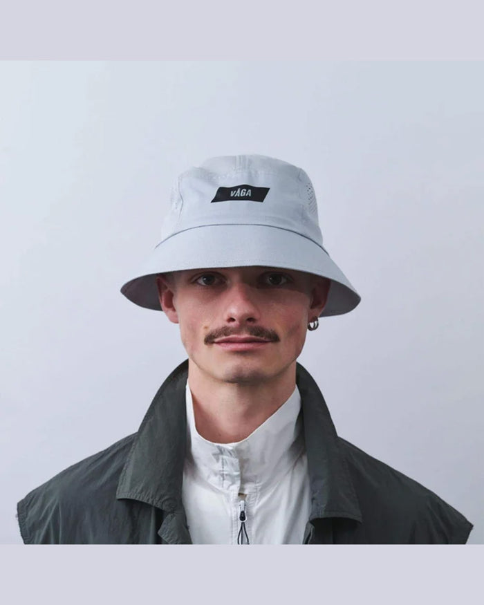 VAGA Feather Bucket Hat - Aluminium Grey