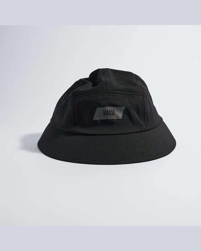 VAGA Feather Bucket Hat - Black