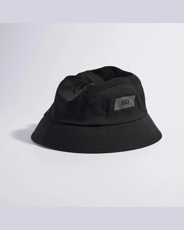 VAGA Feather Bucket Hat - Black