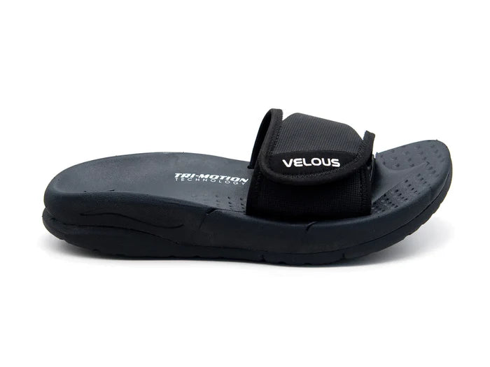 VELOUS Unisex's Hoya Slide - Black/White