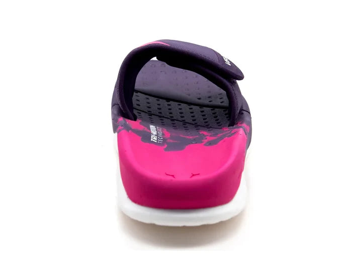 VELOUS Unisex's Hoya Slide - Pink/Purple/White