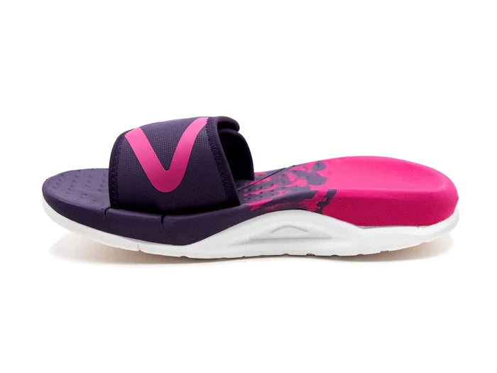 VELOUS Unisex's Hoya Slide - Pink/Purple/White
