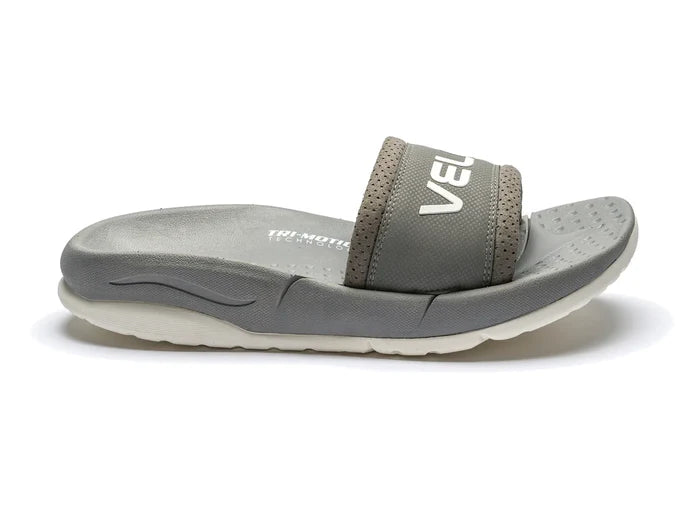 VELOUS Unisex's Laguna Slide - Light Gray/White