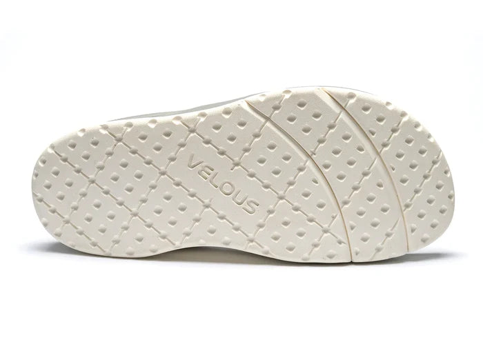 VELOUS Unisex's Laguna Slide - Light Gray/White