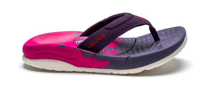 VELOUS Unisex's Oceanside Flip - Purple/Pink/White