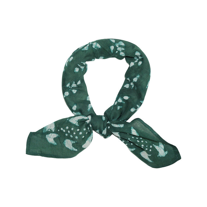 Vintage Cotton Kids Bandana Green