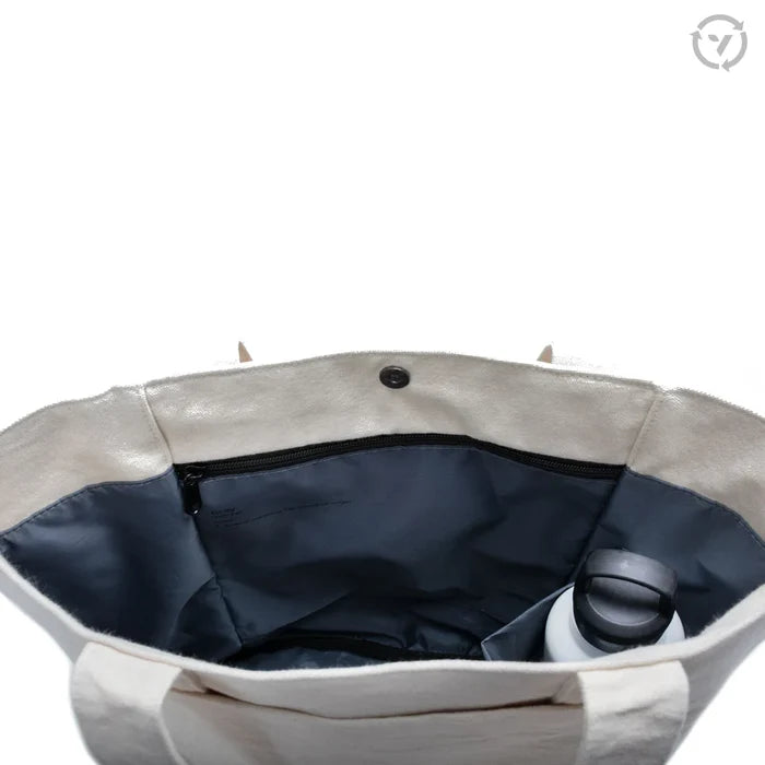 VOORAY Zoey Tote - Natural Cotton