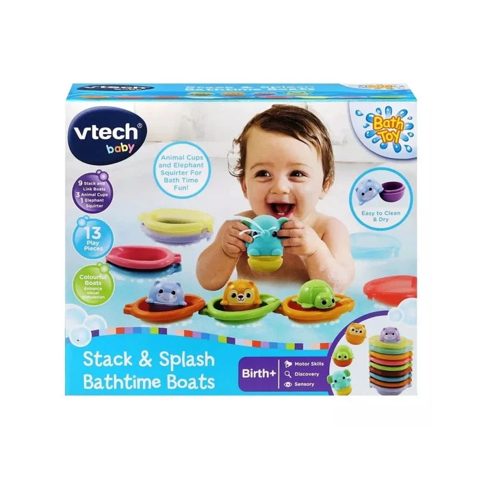 Vtech Stack & Splash Bathtime Boats - ebebek