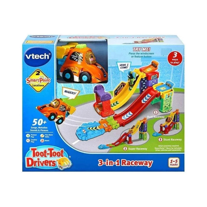 VTech Toot - Toot Drivers 3 - in - 1 Raceway - ebebek