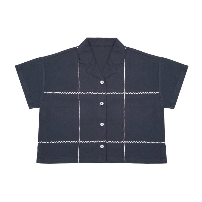 Wave Shirt Navy