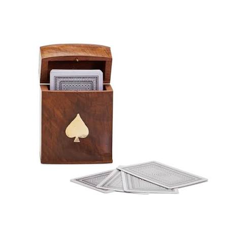 Wood Crafted Playing Card Set