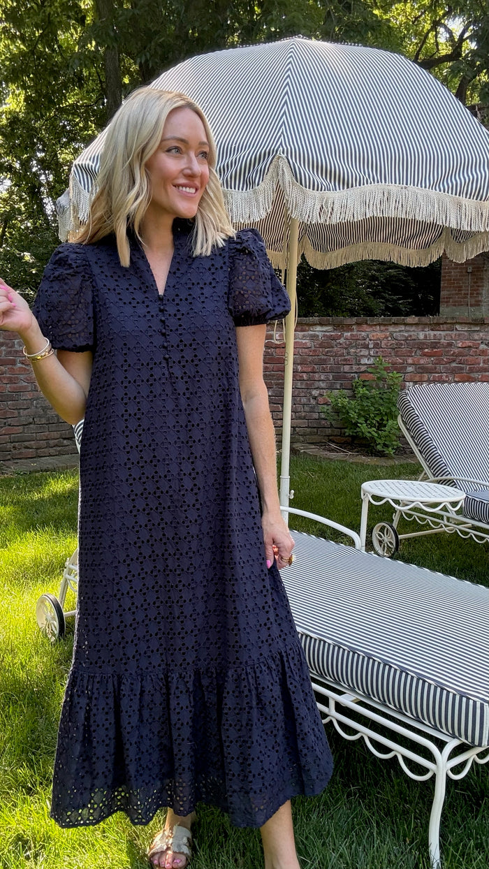 Wyatt Eyelet Maxi Dress