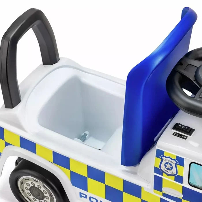 Xootz Mercedes - Benz Police Foot - to - Floor Ride On - White - ebebek - Black Friday