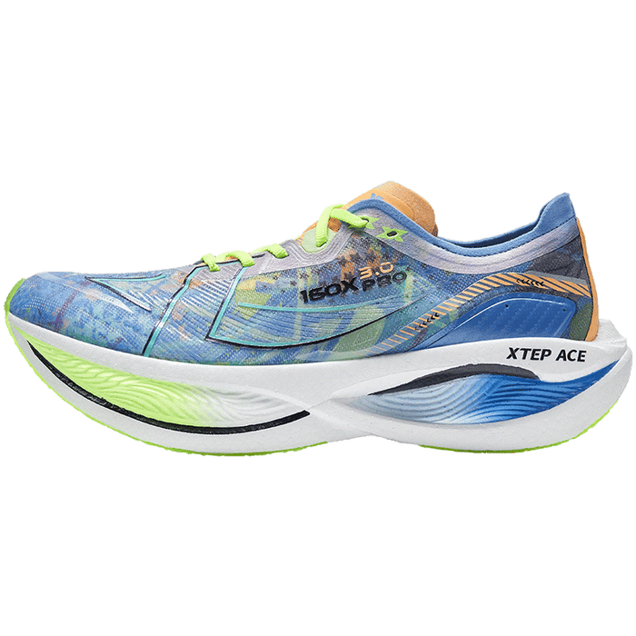 Xtep Men's 160X3.0 Pro - Sunlight Blue/Aurora Green