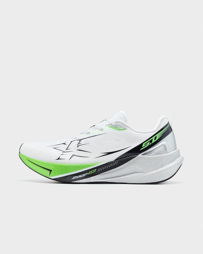 Xtep Men's 2000km 5.0 - Classic White/Black/Shoot Green