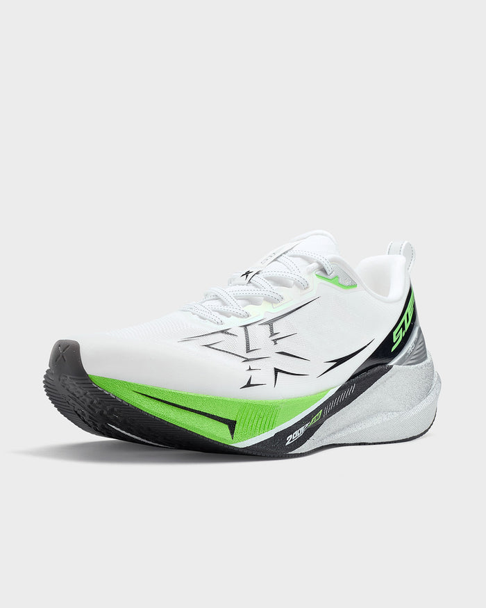 Xtep Men's 2000km 5.0 - Classic White/Black/Shoot Green