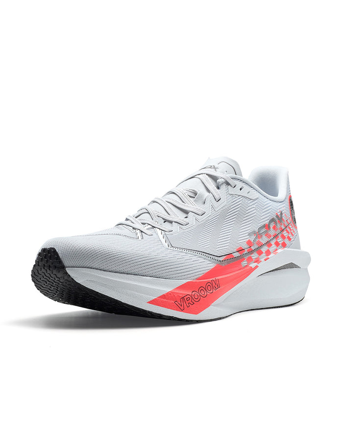Xtep Men's 260X 3.0 - Moonbeam Grey/Neon Bright Red