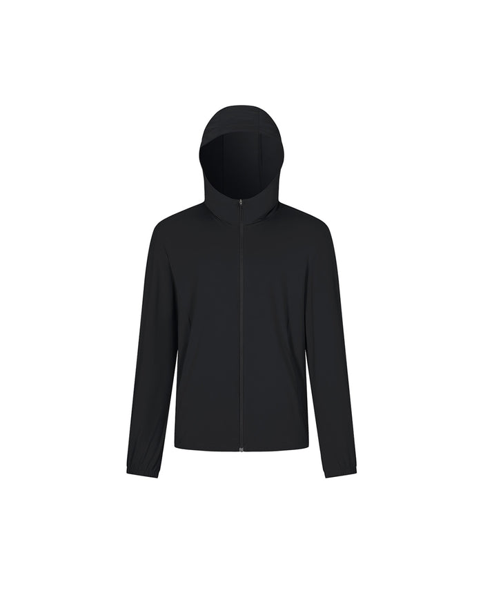 Xtep Men's Knitted Hooded Jacket - Black01