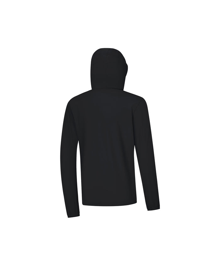 Xtep Men's Knitted Hooded Jacket - Black01