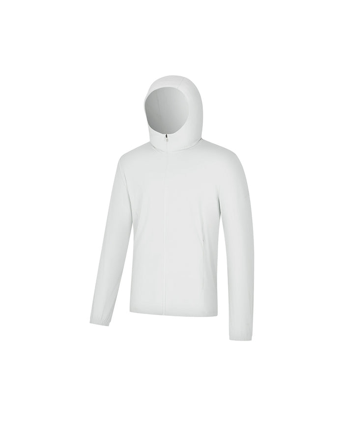 Xtep Men's Knitted Hooded Jacket - Grey66