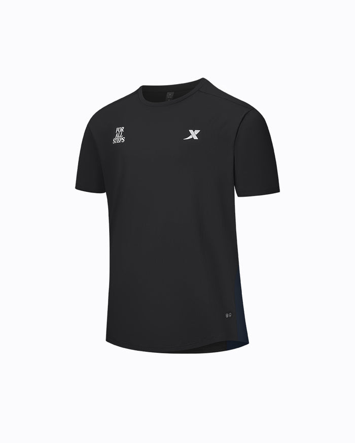 Xtep Men's T-shirt - Black01/Night Blue