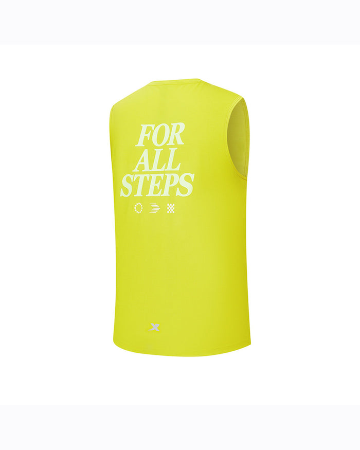 Xtep Men's Tank Top - Chartreuse Green