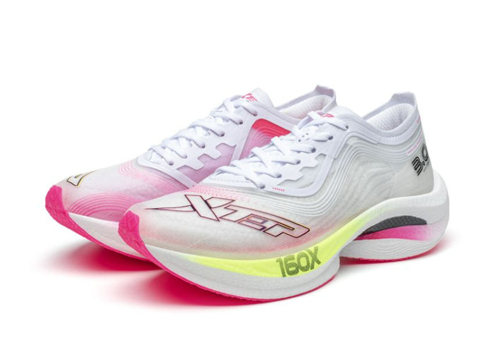 Xtep Women's 160X3.0 - New White/Flourescent Charm Red