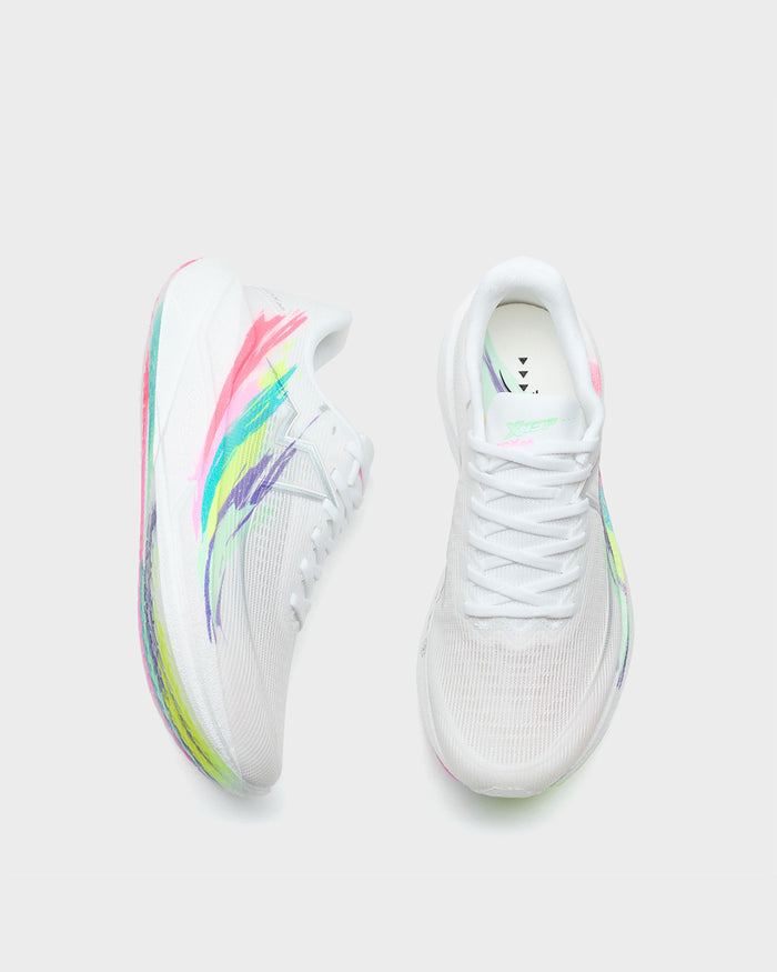 Xtep Women's 360X 3.0 - Classic White/Rose Pink/Elf Green