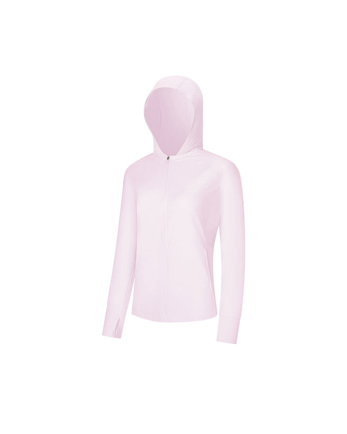 Xtep Women's Knitted Hooded Jacket - Lt. Cheek Pink
