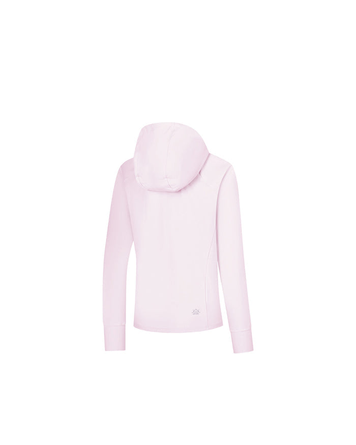 Xtep Women's Knitted Hooded Jacket - Lt. Cheek Pink