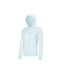 Xtep Women's Knitted Hooded Jacket - Nile Blue