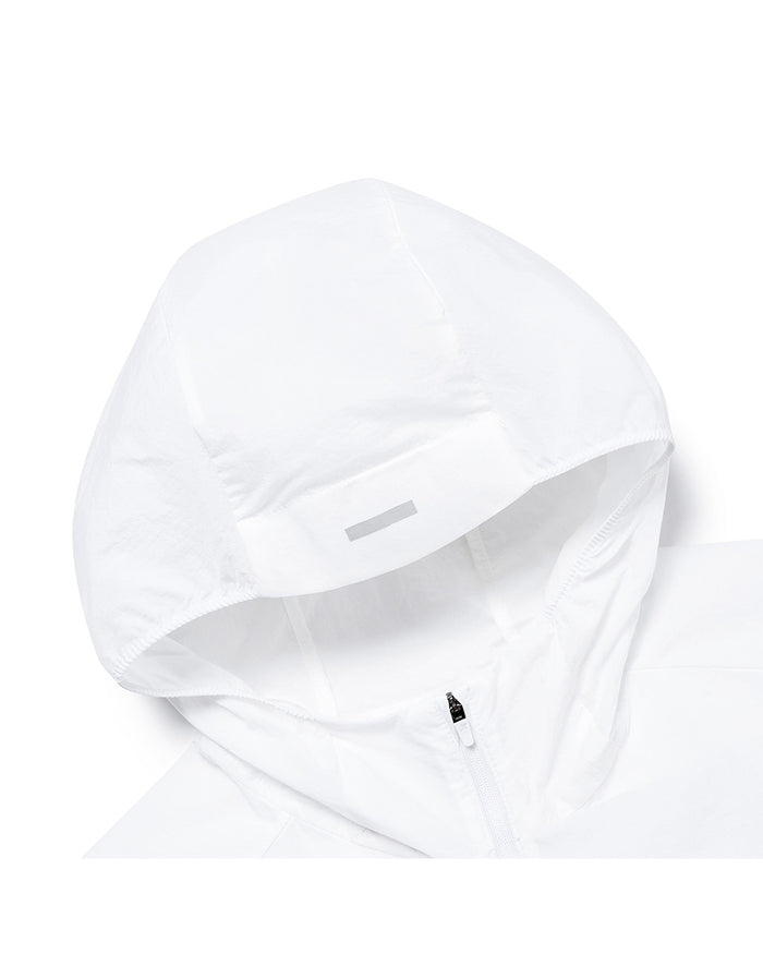 Xtep Women's Single-layer Windbreaker - Pearl White