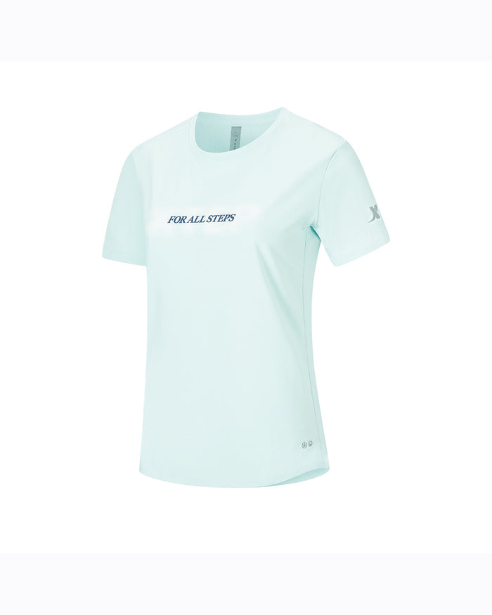 Xtep Women's T-shirt - Nile Blue