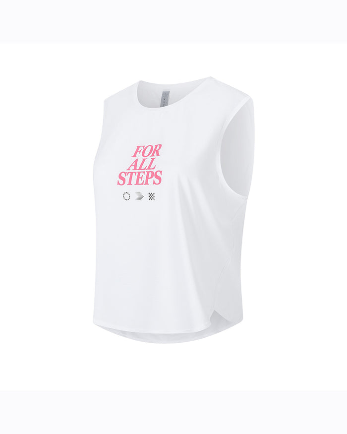 Xtep Women's Tank Top - Pearl White