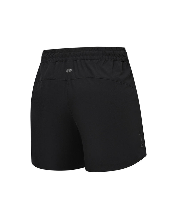 Xtep Women's Woven Shorts - Black01/Black