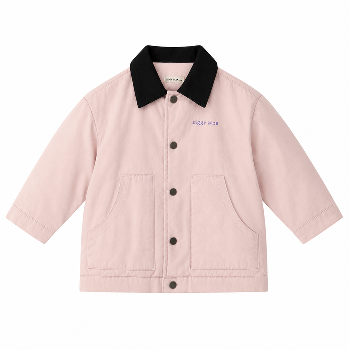Ziggy Zaza Kaze De Kat Padded Coat Peony Pink