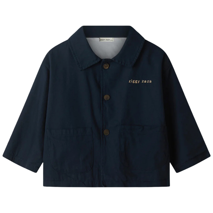 Ziggy Zaza Raphael Painters Coat Navy