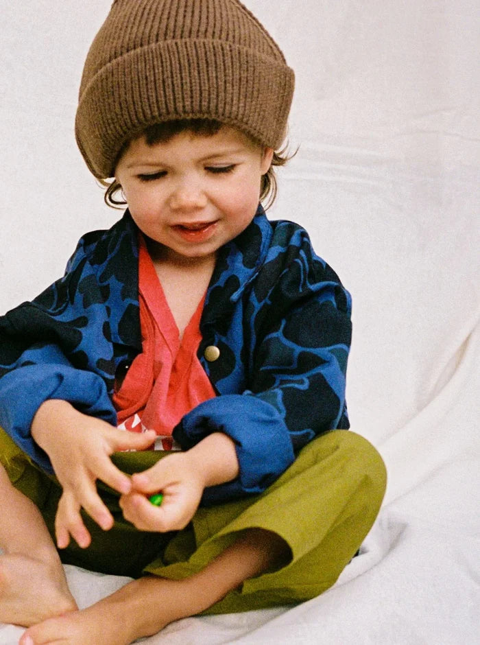 Ziggy Zaza Troop Drill Jacket Blue Camo