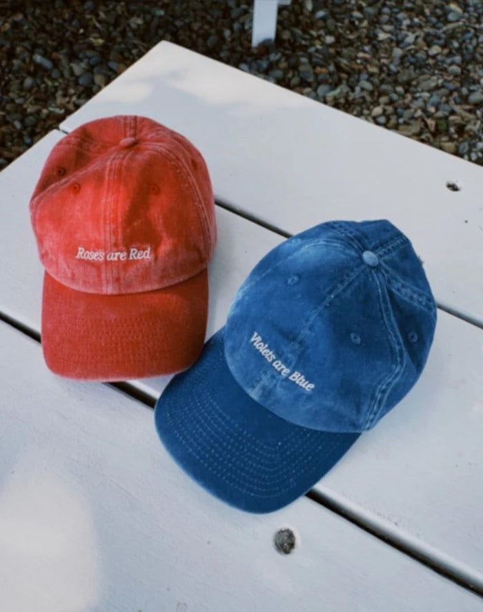 Ziggy Zaza Violets Are Blue Cap Washed Blue - La Gentile Store