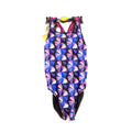 ZOGGS Girl's Flyback - Disco Fan Print