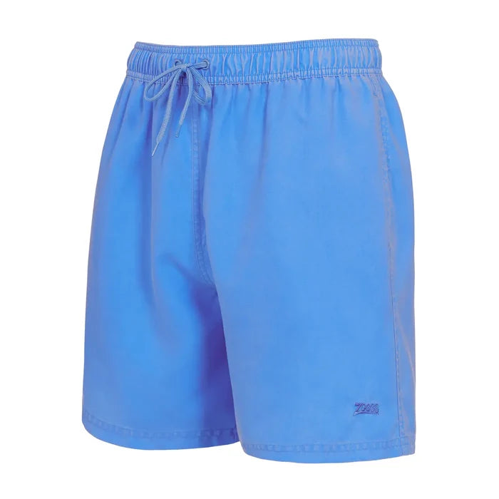 ZOGGS Men's Mosman Washed 15 inch Shorts - Blue