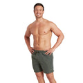 ZOGGS Men's Mosman Washed 15 inch Shorts - Khaki